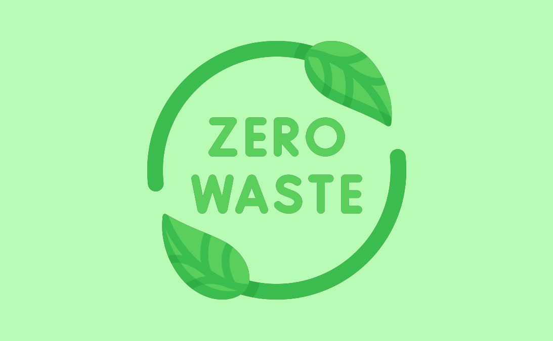 Logo Zero Waste que está ilustrando que a UN-Habitat da ONU reconhece Florianópolis com uma das 20 cidades no mundo que tem políticas efetivas rumo ao Lixo Zero