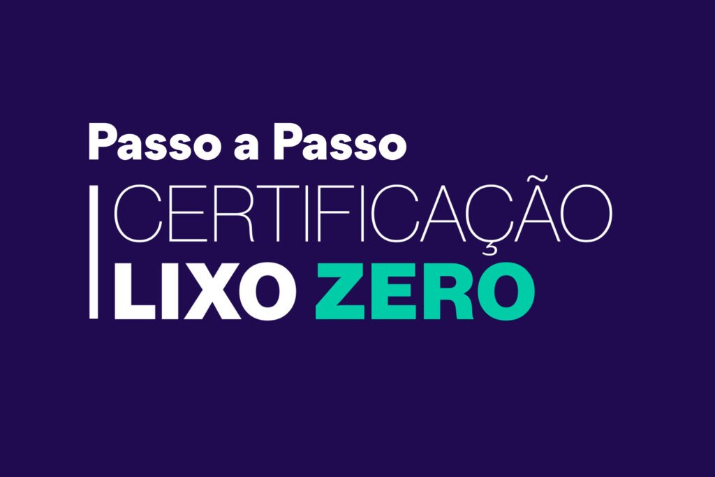 Logo da Certificação Lixo Zero - Fazendo referência a redução de custos invisíveis da operação